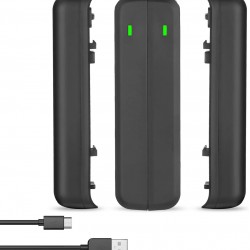 USB Dual Charger and 2 pieces spare battery compatible with ONE R 