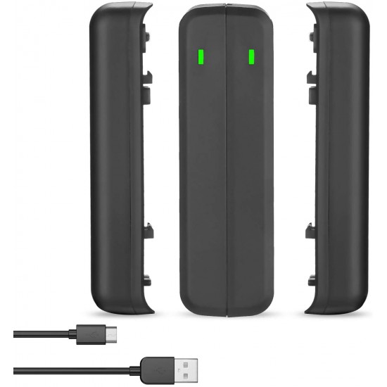USB Dual Charger and 2 pieces spare battery compatible with ONE R 