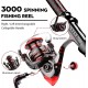 QudraKast 12+1 Full Metal Ultra Smooth Spinning Reel Combos with Carrier Bag